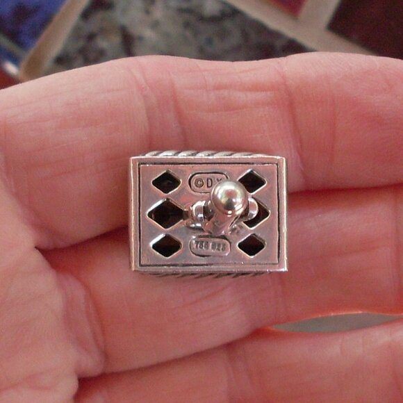 Retired David Yurman Cable Classic Cufflinks - 18K/925 - Gift Boxed - Picture 6 of 8